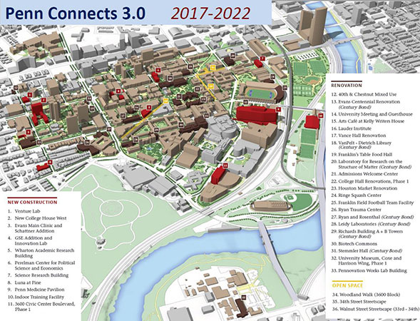 UPenn Campus Map
