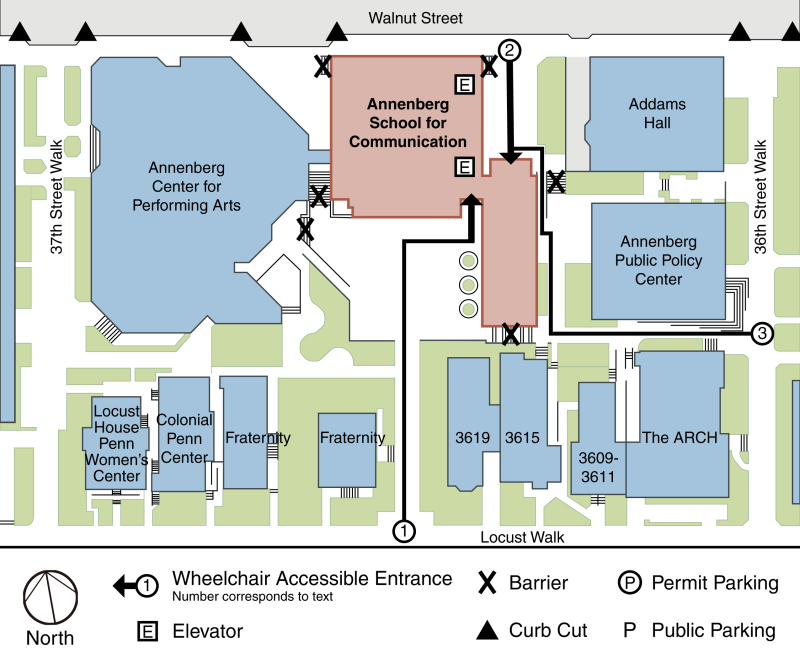 Annenberg School for Communication Accessibility Map