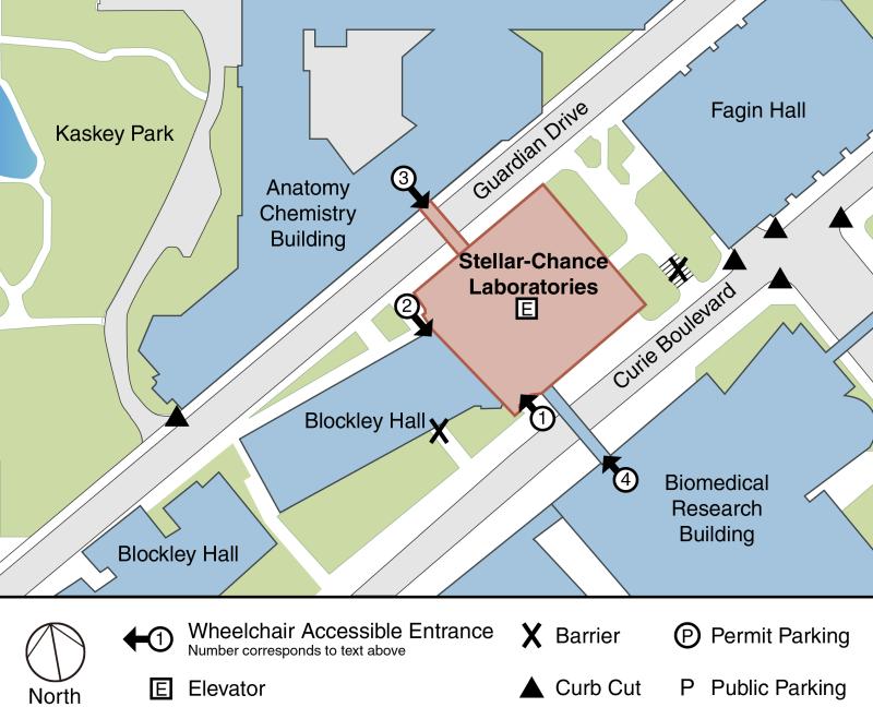 Stellar - Chance Laboratories Accessibility Map