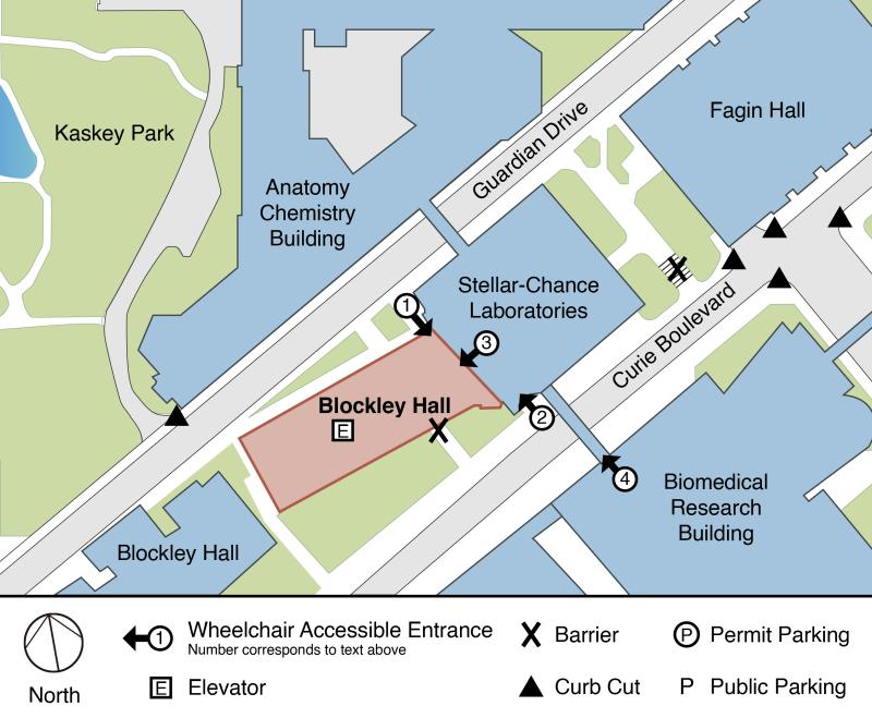 Blockley Hall Accessibility Map