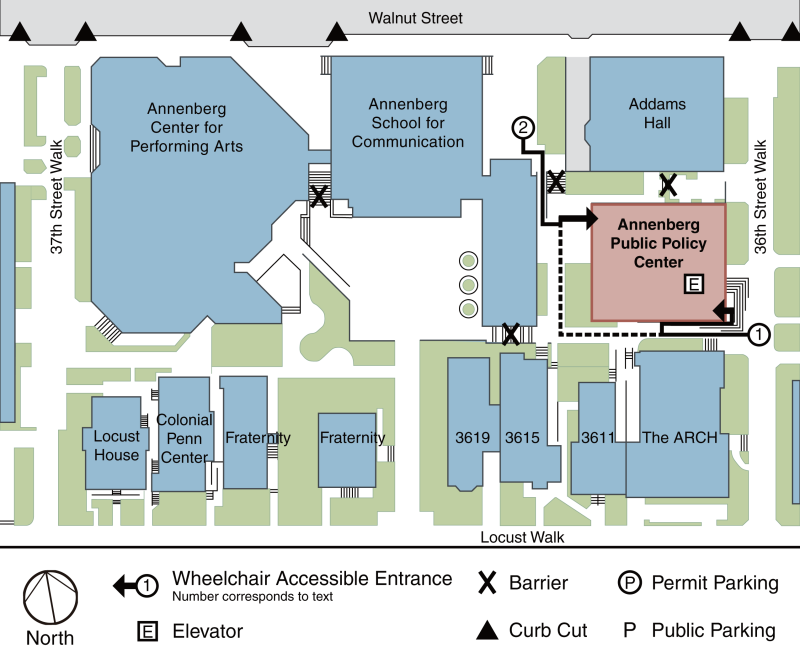 Annenberg Public Policy Center Accessibility Map