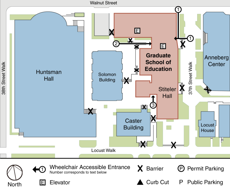 Graduate School of Education Building Accessibility Map