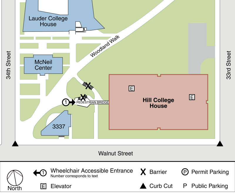 ll College House Accessibility Map