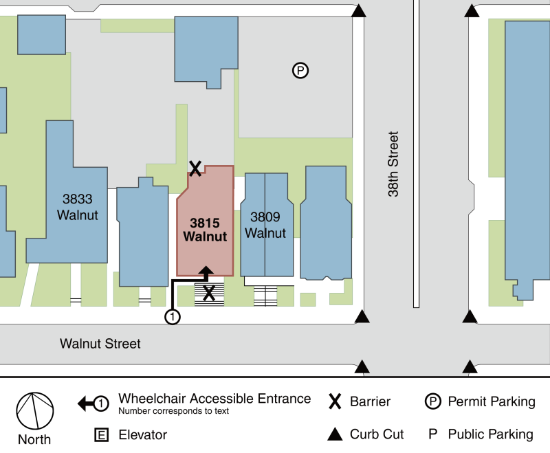 Walnut Street, 3815 Accessibility Map