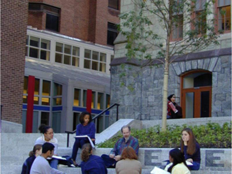 Class in session outside Perelman