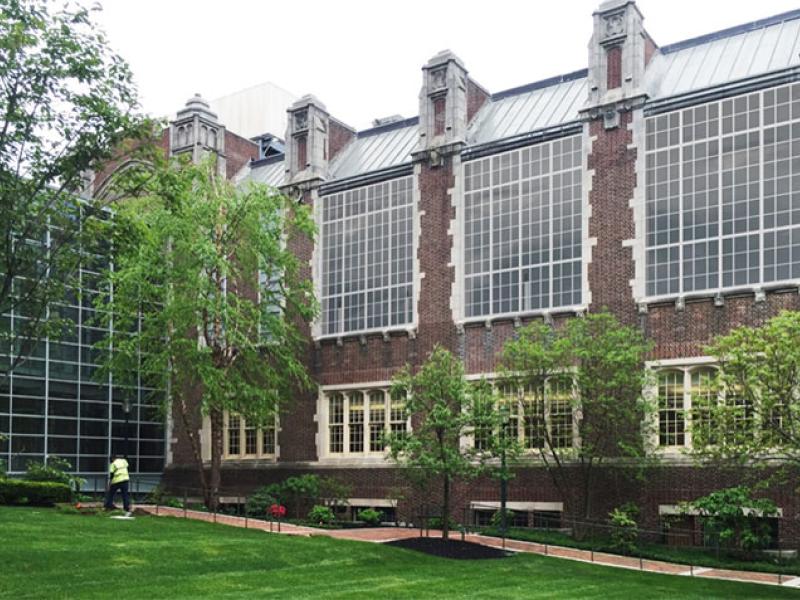 Robert Schattner Center clinic windows