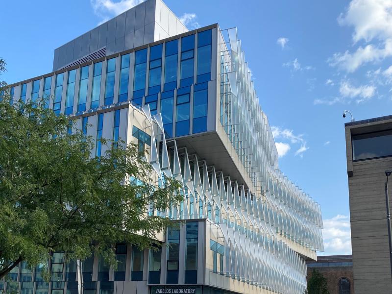 Exterior view of Vagelos Lab Building 