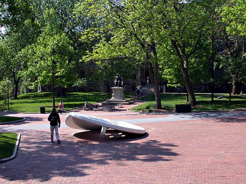 people walking around Blanche P. Levy Park