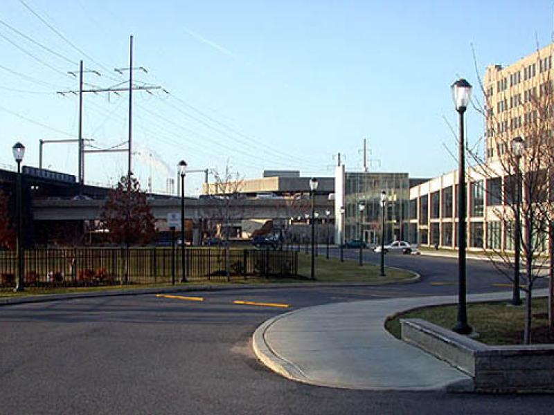 Highline Park at dusck