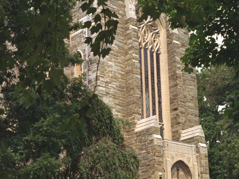 Divinity Site : Main Chapel view of windows on building