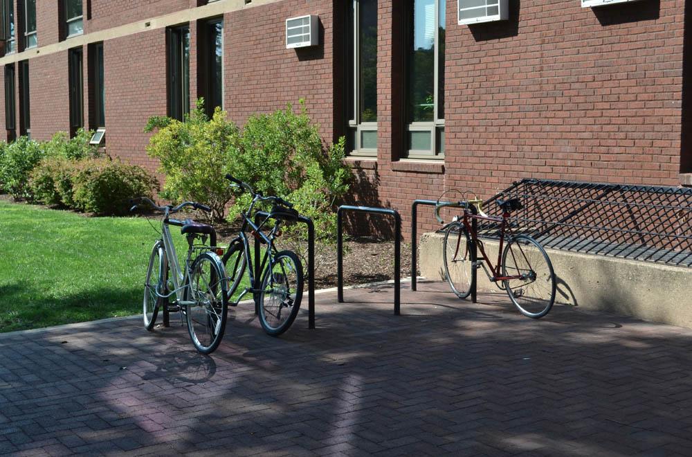 DuBois College House bike rack