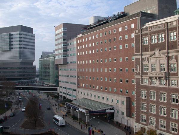 Hospital of the University of Pennsylvania as seen from across the street