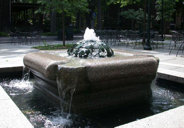 Lindemann Fountain viewed from the cornor