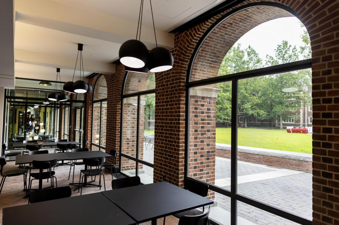 renovated windows at historic quad