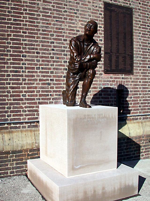 George Munger statue tight angle