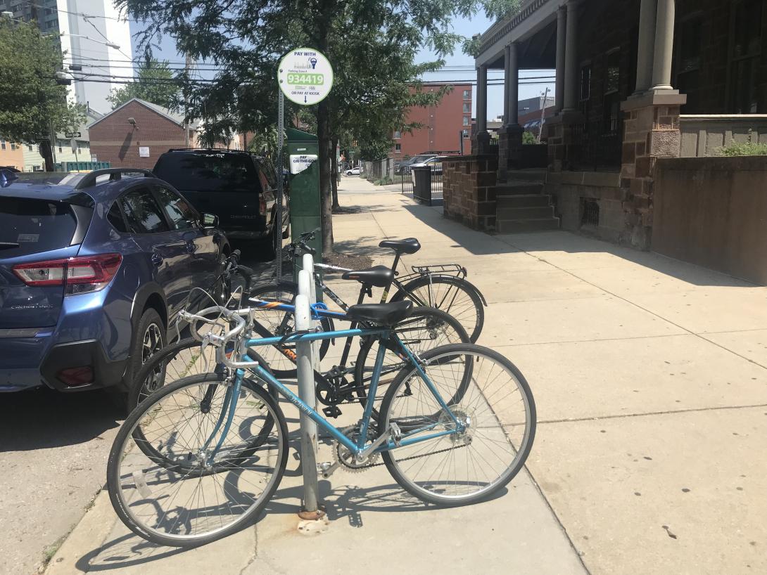 Bike Rack at St. Leonard's Complex