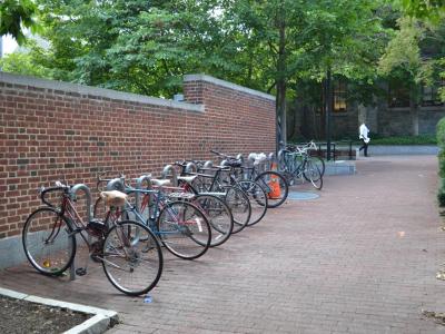 Duhring Wing bike rack