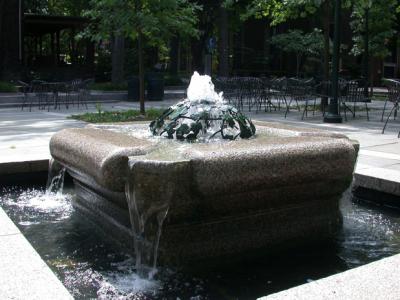 Lindemann Fountain viewed from the cornor