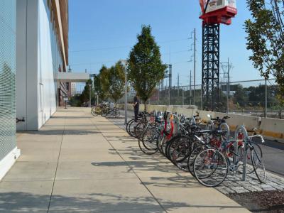 Smilow Center bike rack