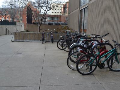 Sansom East bike rack