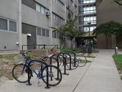 Sansom West bike rack