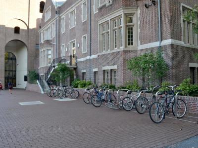 Dunning Coaches Center bike rack