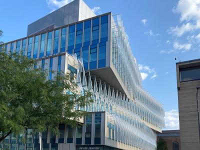 Exterior view of Vagelos Lab Building 