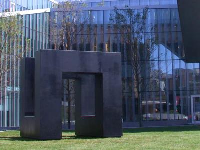refurbished and relocated in front of the Singh Center For Nanotechnology