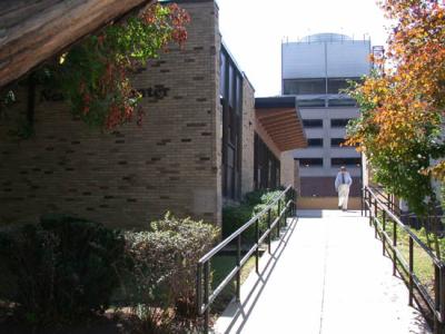 Newman Center pathway