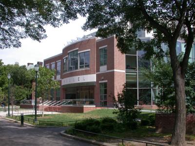 Hillel at Steinhardt Hall front of bullding