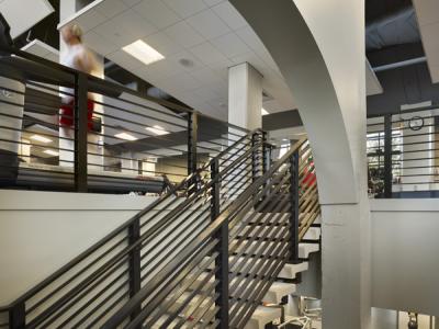 George A. Weiss Pavilion staircase