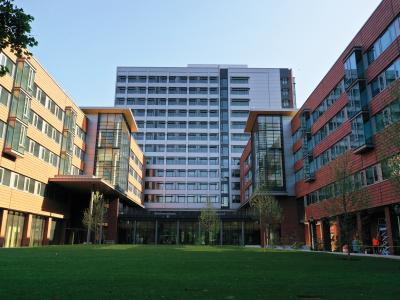 Gutmann College House courtyard view