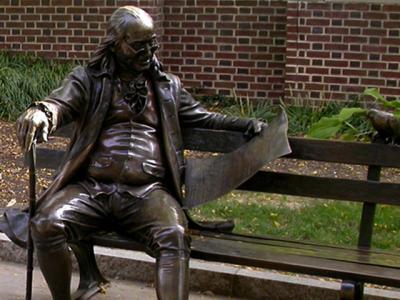 Ben Franklin on the Bench