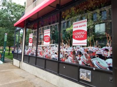 Five Guys store front