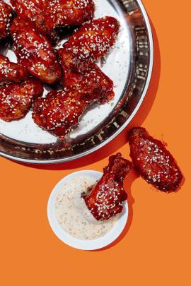 photo of korean wings from KPOD